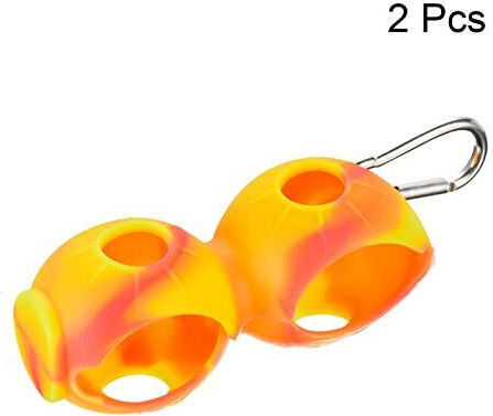 Patikil Golfball-Greifer 2er-Pack Gelb Silikon