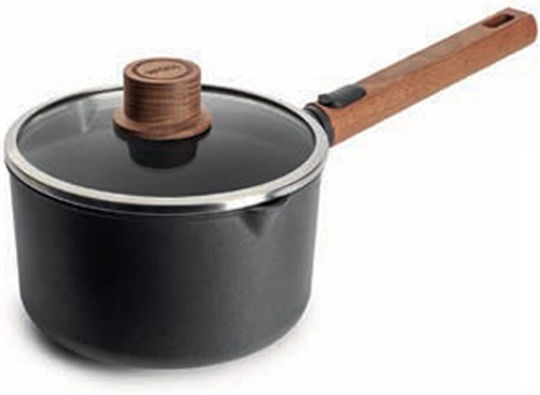 Woll Eco Logic Qxr Κατσαρολάκι Γάλακτος από Αλουμίνιο 2.4lt / 18cm