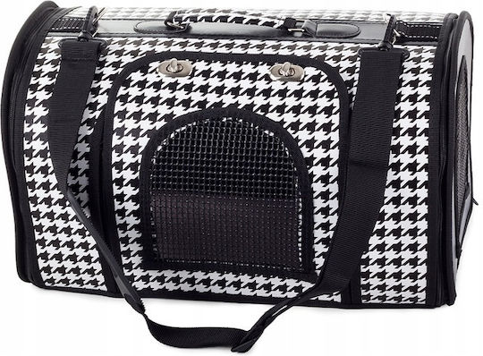 Geantă de mână pentru transport câine / pisici Neagră M49xL32xA29cm.