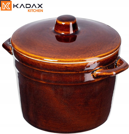 Kadax Гърне Кръгло Керамично 2.5лт 1бр