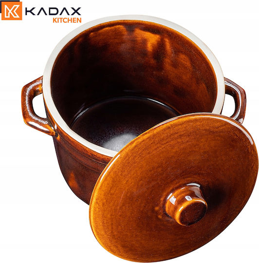 Kadax Гърне Кръгло Керамично 2.5лт 1бр