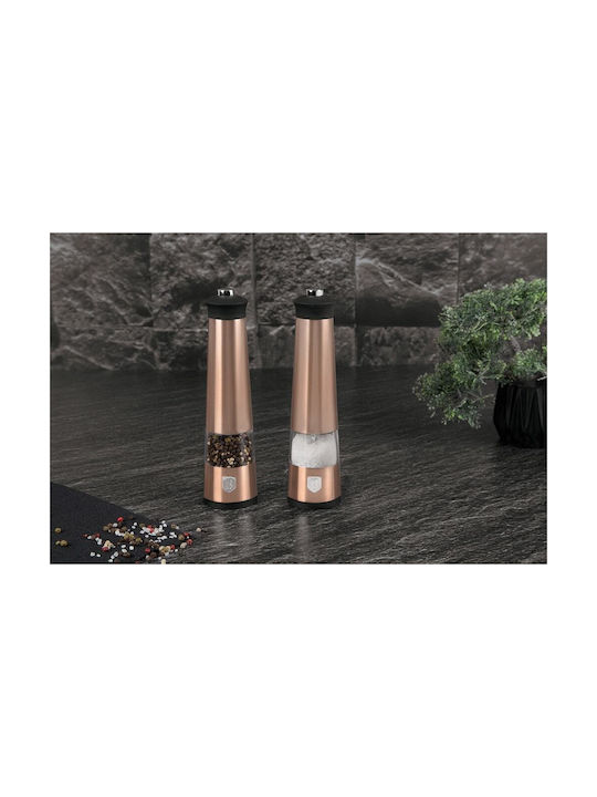 Berlinger Haus Electric Set Spice Mills made of Metal in Pink Color 23cm 2pcs