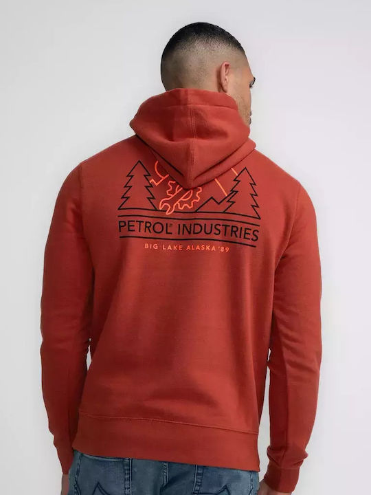 Sweatshirt with Hood Orange