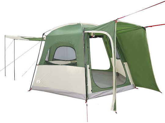 vidaXL Camping Tent Car Green for 4 People 410x357x222cm