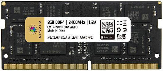 Cimuto DDR4 με Module 1x8GB και Ταχύτητα 2400 για Laptop