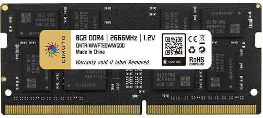 Cimuto 8GB DDR4 RAM cu Viteză 2666 pentru Laptop