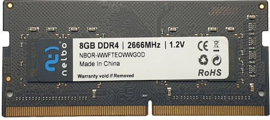 Nelbo DDR4 με Module 1x8GB και Ταχύτητα 2666 για Laptop