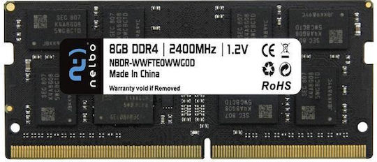 Nelbo DDR4 με Module 1x8GB και Ταχύτητα 2400 για Laptop