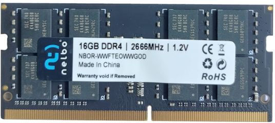Nelbo 16GB DDR4 RAM cu Viteză 2666 pentru Laptop