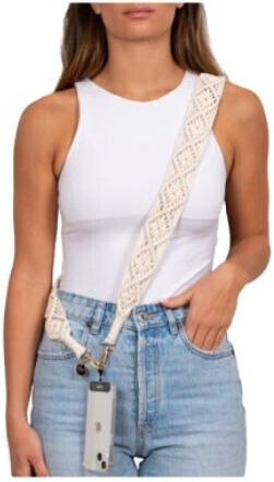 Zanaé Necklaces Λουράκι Λαιμού για Κινητά Λευκό