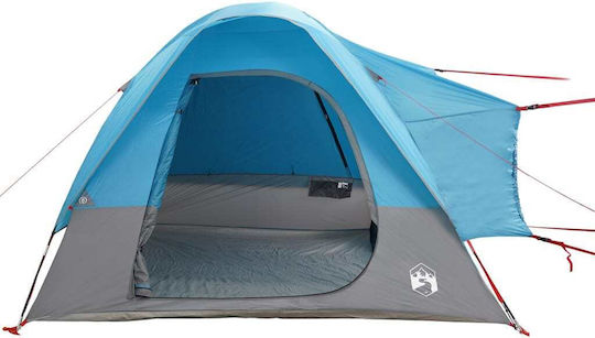 vidaXL Cort Camping Automobil Albastru pentru 4 Persoane 300x300x230cm