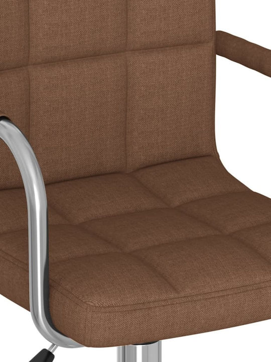 Stuhl mit Rollen in Braun Farbe 50x47x74.5cm 1Stück