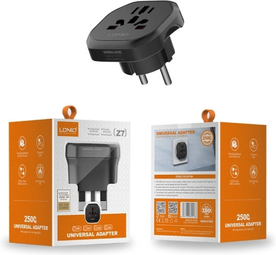 Ldnio Steckdosenadapter von Universal