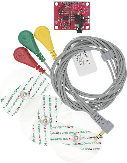 Optum ECG Pulse Sensor - Heart Monitoring Module with Sensor Pads