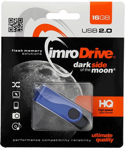 IMRO Axis 16GB USB 2.0 Stick Μαύρο