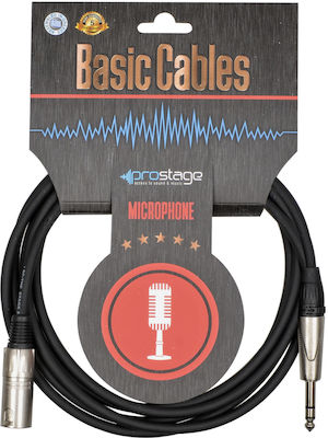 Prostage XLR male to 6.3mm male 15m Cable (BMTS-10)