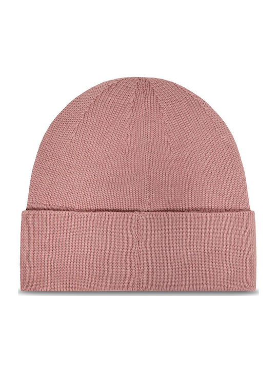 Beanie Unisex Σκούφος Πλεκτός σε Ροζ χρώμα