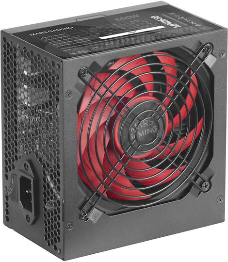 Mars Gaming MPIII650 650W Черен Компютърно захранване Пълен кабел