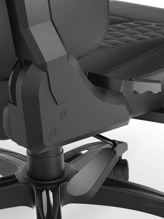 Corsair TC100 Relaxed Artificial Leather Gaming Chair with Adjustable Arms Black
