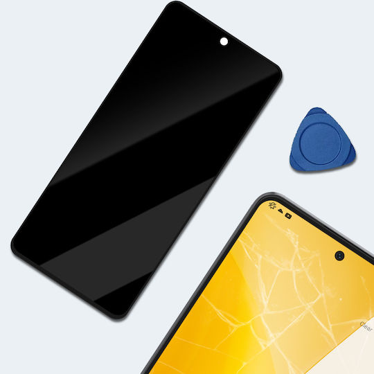 Clappio Lcd Display + Touchscreen Xiaomi 12 Lite Compatible Block Black