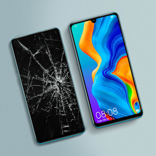 Complete Unit Huawei P30 Lite Lcd Screen Replacement Touch Screen Black