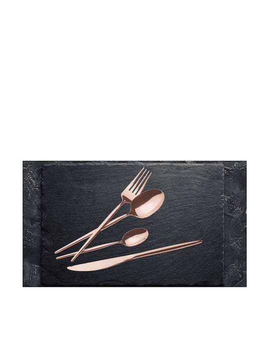 Berlinger Haus Slim Cutlery Set Stainless Rose Gold 24pcs