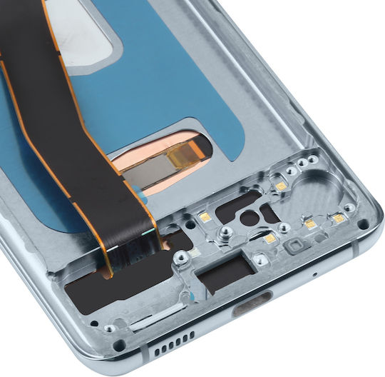 Clappio Complete Assembly Samsung S20 Lcd Screen + Touch Screen & Chassis Pale Blue