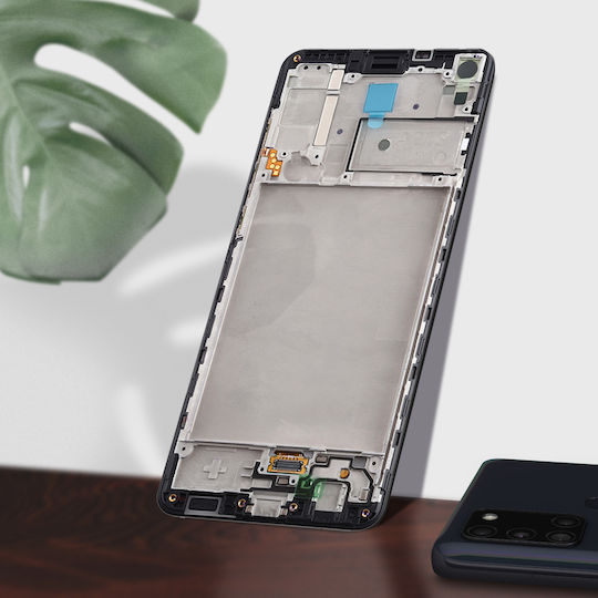 Complete Block Samsung Galaxy A21s Lcd Screen Replacement Touchscreen Black