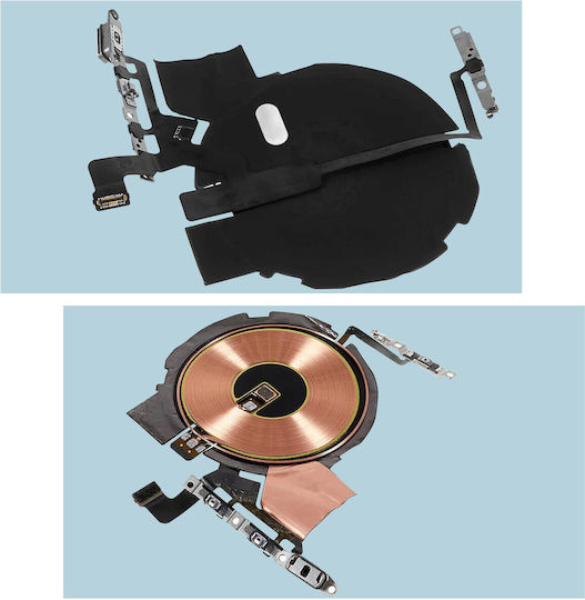 Qi Wireless Charging Flex Cable Iphone 14 Pro Nfc Sensor Buttons