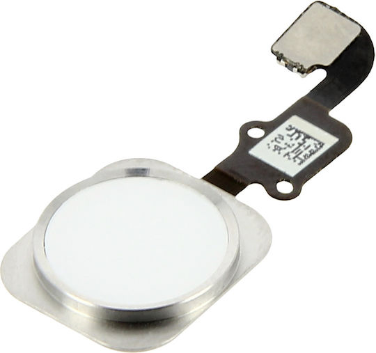 White Home Button + Flex Cable Replacement Part Apple Iphone 6