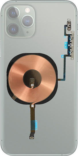 Web-Ladeinduktion Qi Web-Lautstärketasten iPhone 11 Pro Max Schwarz