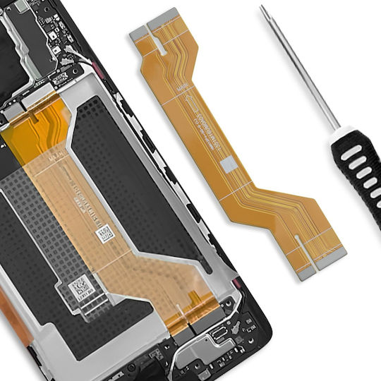 Clappio Flex Circuits Redmi Note 12 Pro Plus Main Connection Cable Black