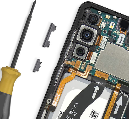 Buton Clappio Samsung Galaxy S21 Fe Grafit Power + Înlocuire Volum Negru