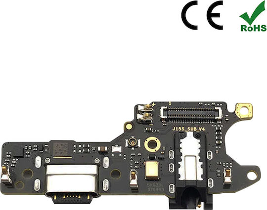 Clappio Charger Connector Redmi Note 9 Usb Type-c 3.5mm Jack Black