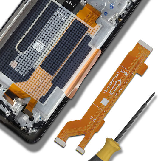 Clappio Flexkabel Redmi Note 13 Pro 5G Hauptverbindungskabel Schwarz