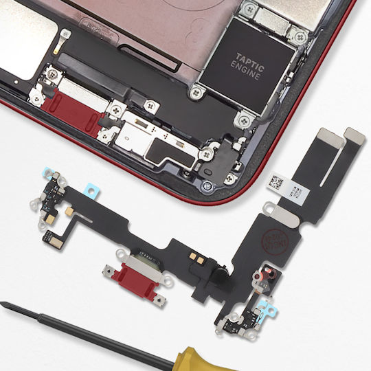 Relife Charger Connector Iphone 14 Plus Lightning Micro Port Red
