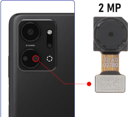 Relife Camera Modul Honor X7a 2mp Macro Lens Black