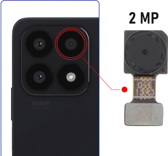 Relife Camera Modul Honor X8a 2mp Macro Lens Black