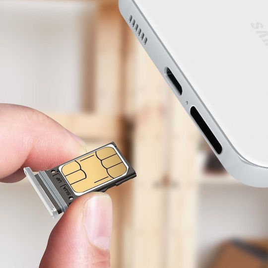 Tavă Cartelă SIM Samsung Galaxy S22 Plus Alb