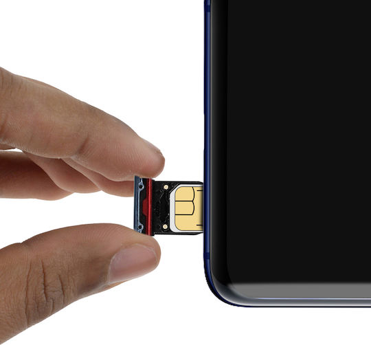 Слот за SIM карта за Huawei Mate 20 Pro в полунощно синьо - резервен адаптер
