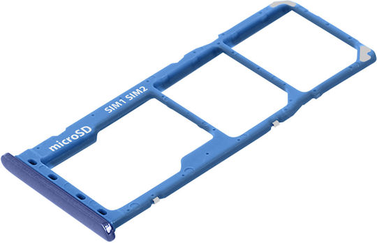 Replacement Sim Card Tray Galaxy A50 Blue