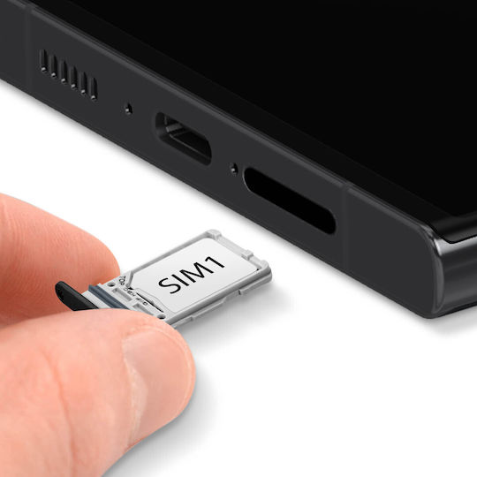 Replacement Sim Card Tray Samsung Galaxy S23 Ultra Graphite