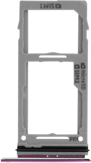 Nano-sim & Micro-sd Tray Replacement Part Samsung Galaxy S9 – Purple