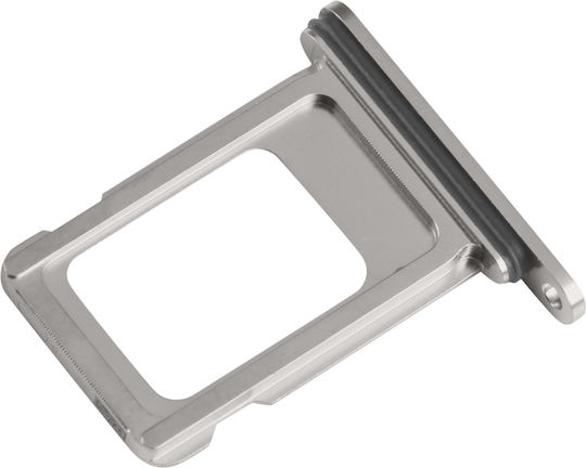 Clappio Sim Card Tray Iphone 15 Pro 15 Pro Max Nano Sim White