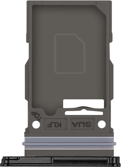SIM-Kartenhalter Samsung Galaxy S22 Schwarz