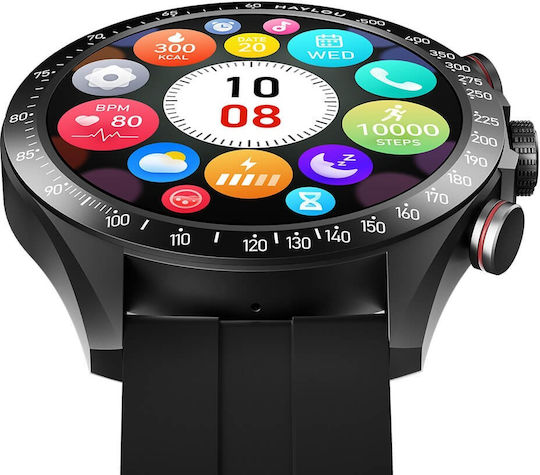 Haylou Solar Pro Smartwatch with Heart Rate Monitor (Black)