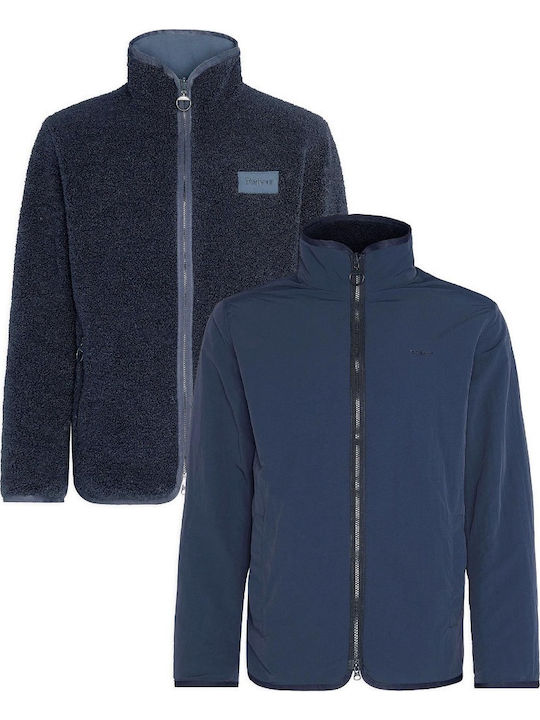 Μπουφάν Fleece Διπλής Όψης Barbour Σκούρο Μπλε Mfl0195-brbny71