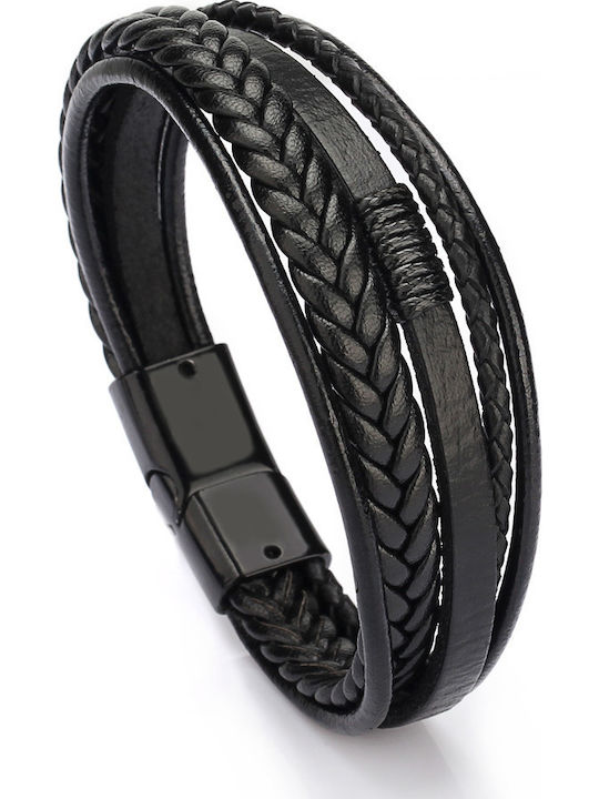 Legend Accessories Leather Bracelet 19cm