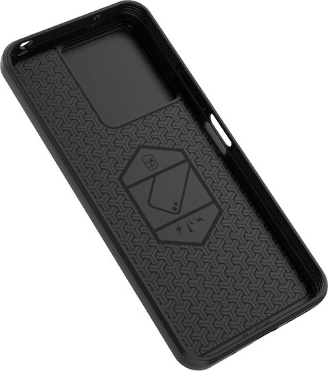 Sliding Camshield Задна корица Силикон / Пластмаса Сив (Redmi 13 / Poco M6 4G)