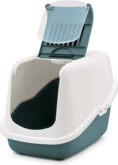 Savic Nestor Cat Toilet Closed with Filter White L56 x W36 x H38.5cm